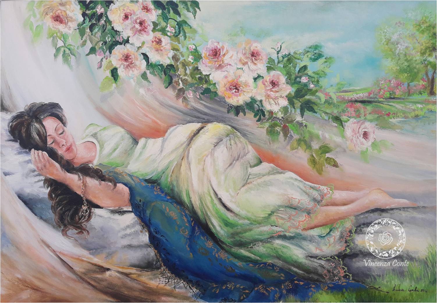 Angelica Figure e ritratti dipinti