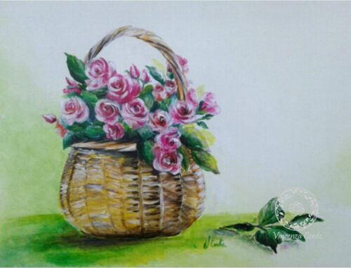 Cesto di rose
