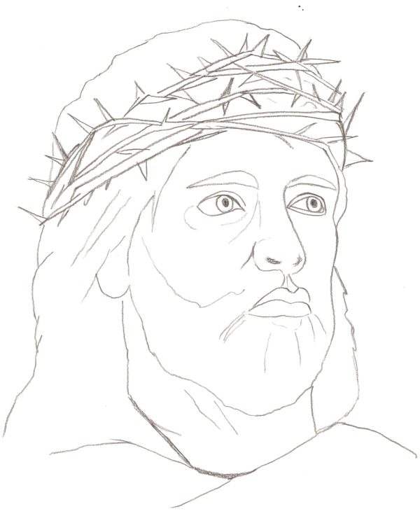 Gesù disegno da stampare