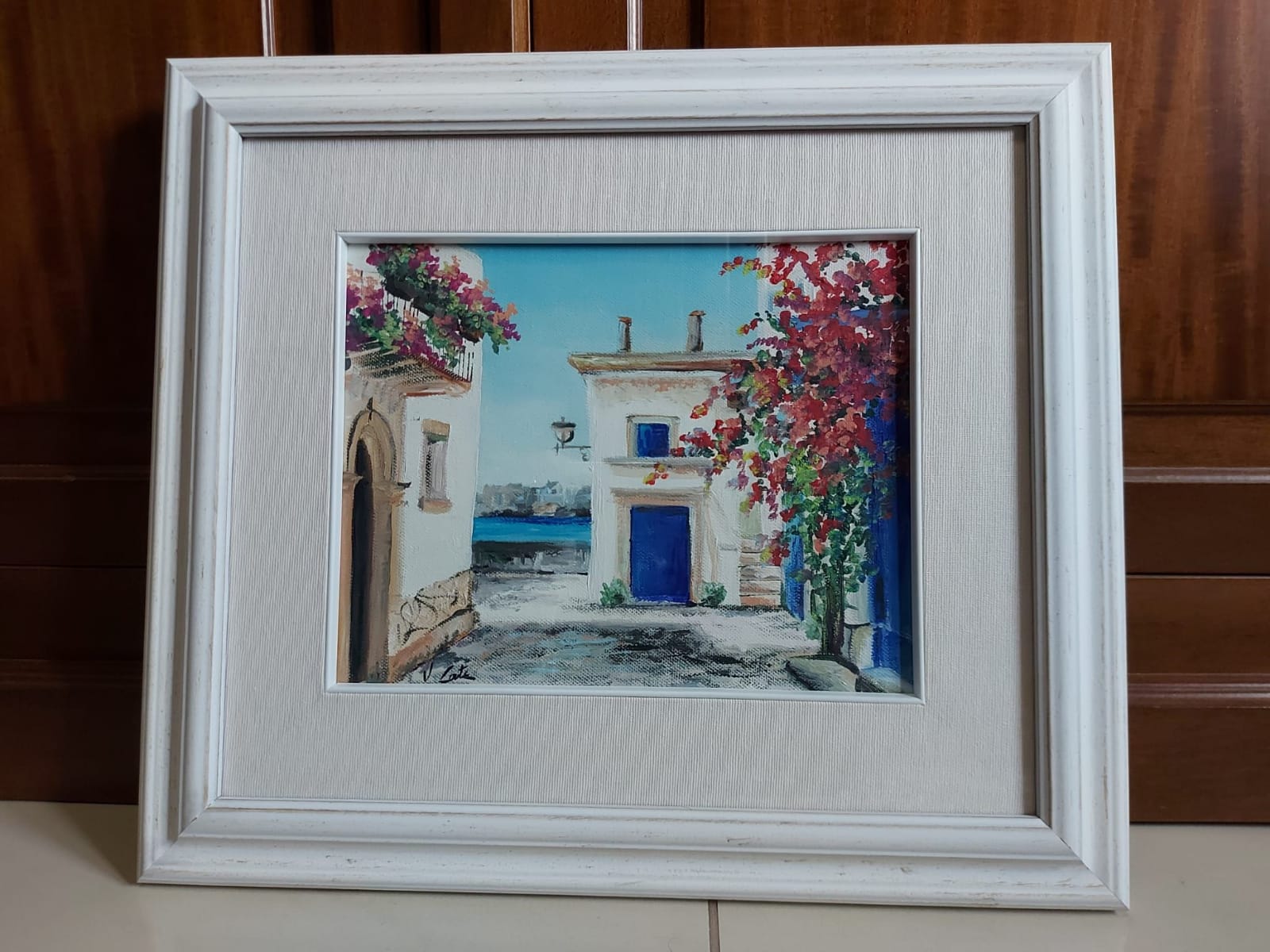 Otranto – dipinto ad olio con cornice